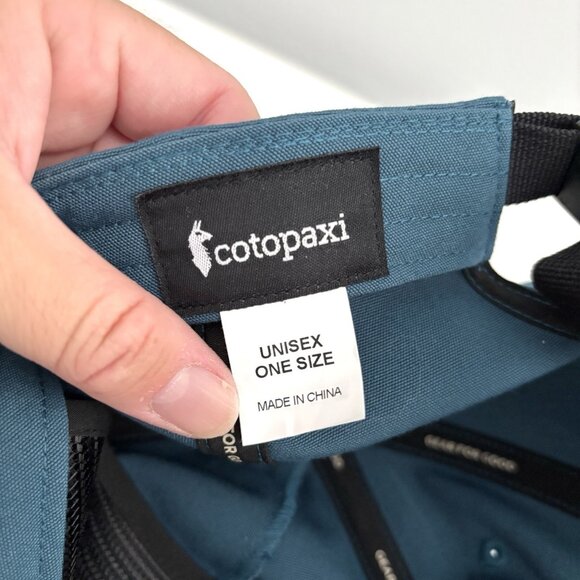 Cotopaxi Steps to the Sun Heritage Rope Hat in Abyss Teal with Buckle Closure - Picture 6 of 6